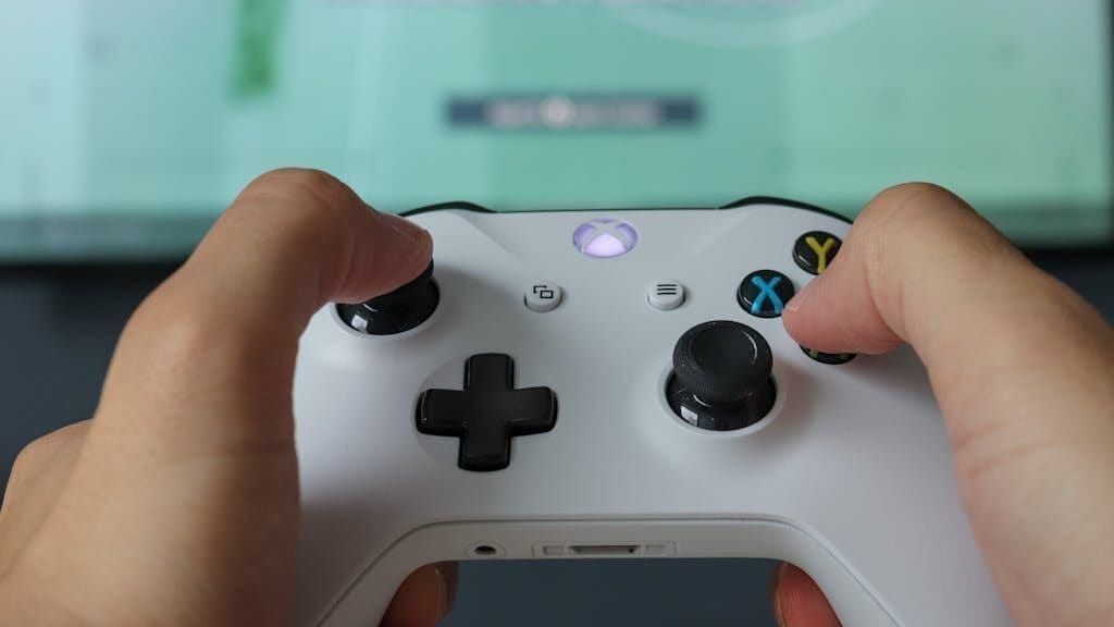 Close-Up Photo Of Game Controller