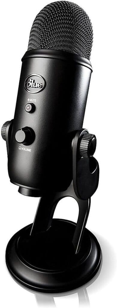 
Logitech for Creators Blue Yeti USB Microphone for Gaming, Streaming, Podcasting, Twitch, YouTube, Discord, Recording for PC and Mac